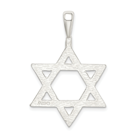 Sterling Silver Star of David Charm - Picture 4 of 4
